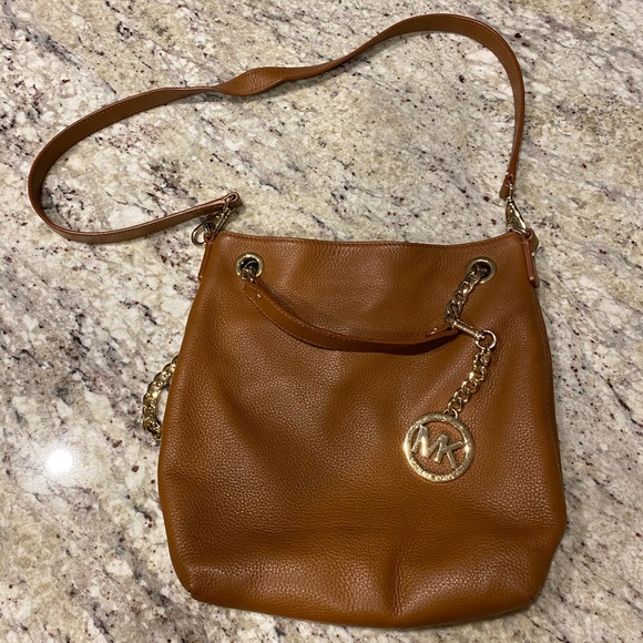 Michael Kors Leather Crossbody Purse - Picture 1 of 4